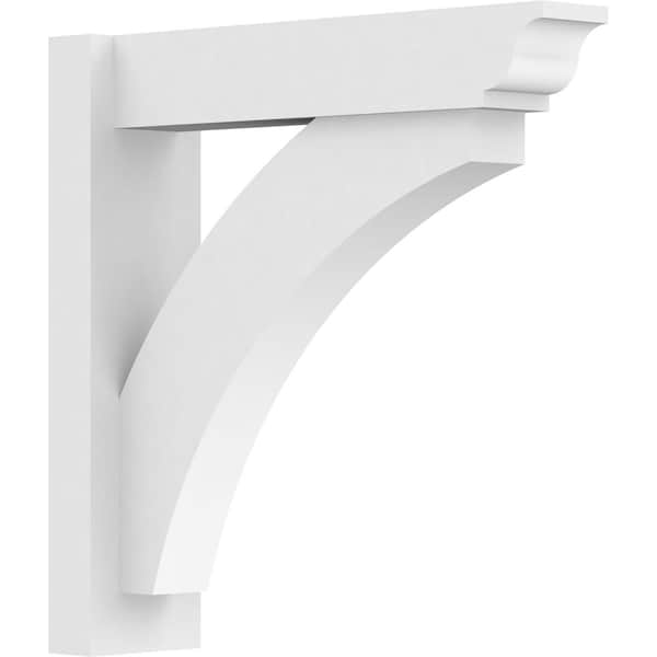 Ekena Millwork Thorton Architectural Grade PVC Outlooker with Traditional Ends, 5"W X 20"D X 20"H OUTP05X20X20THR01 - main